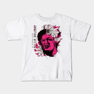 An Evening With Billie Holiday Kids T-Shirt